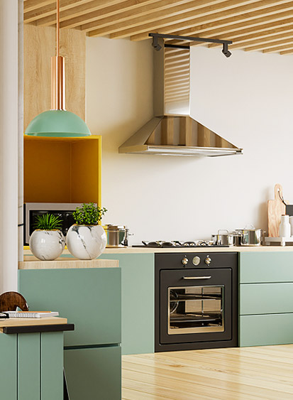 Luxury modular kitchen project in Lucknow